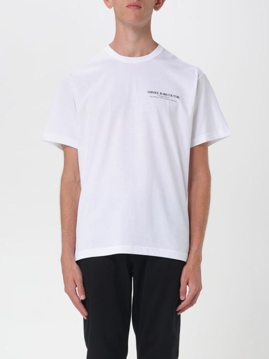 25FW 베르사체 반팔 티셔츠 79GAHE10CJ00E 003 White