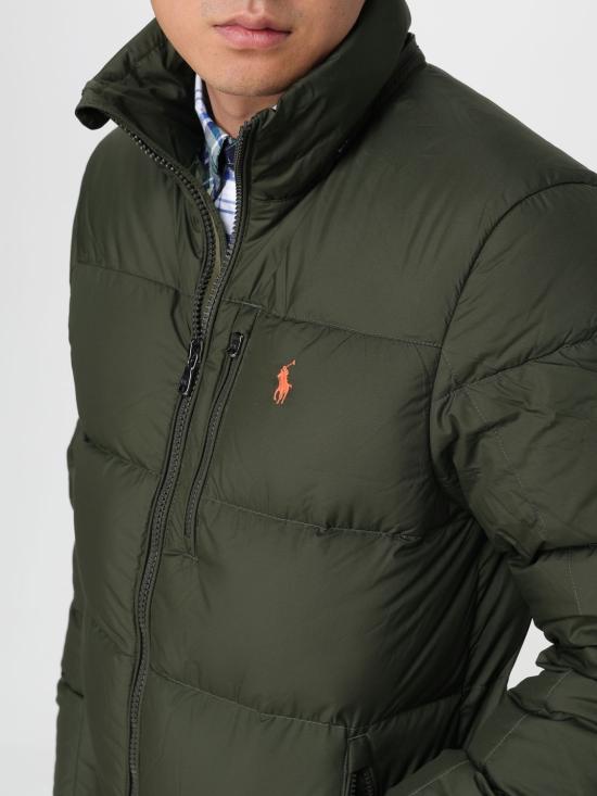 25FW 폴로 랄프로렌 고햄 다운 재킷 710968278 002 Green - POLO RALPH LAUREN
