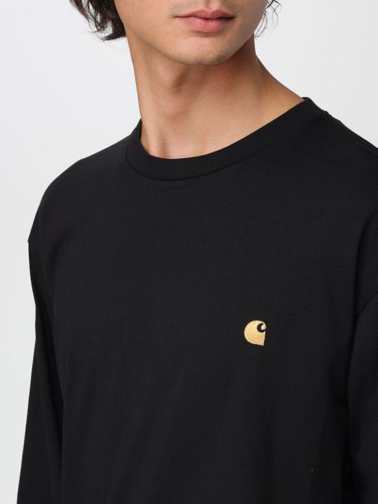 25FW 칼하트 WIP 긴팔 티셔츠 I026392 00FXX Black - CARHARTT WIP