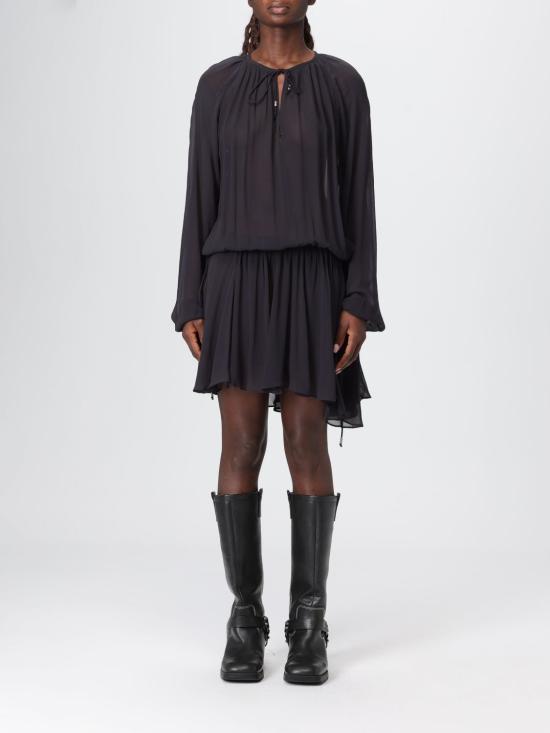 25FW 이자벨마랑에뚜왈 숏 원피스 RO0799FAC3J01E 01BK Black