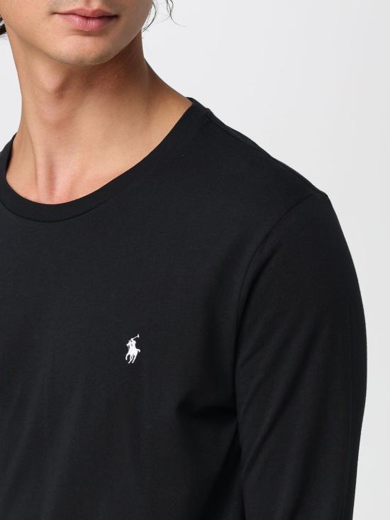 25FW 폴로 랄프로렌 긴팔 티셔츠 714844759 001 Black - POLO RALPH LAUREN