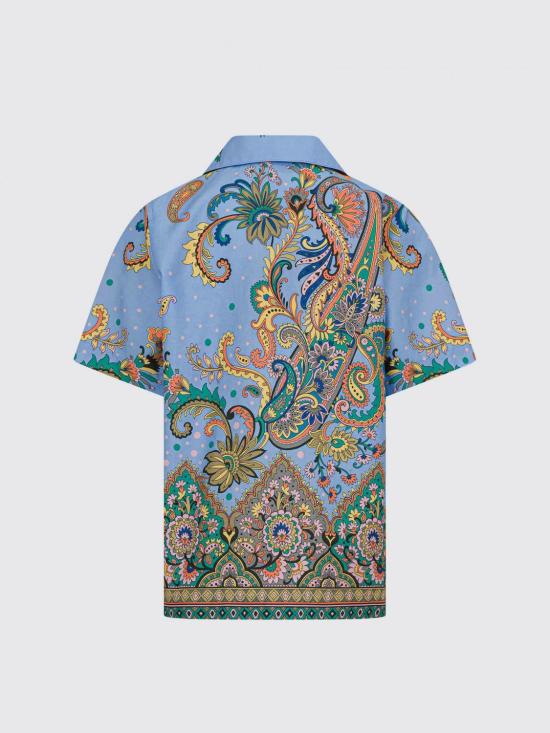 25FW [키즈] 에트로 셔츠 GW5P51P0523 685MC Gnawed Blue - ETRO