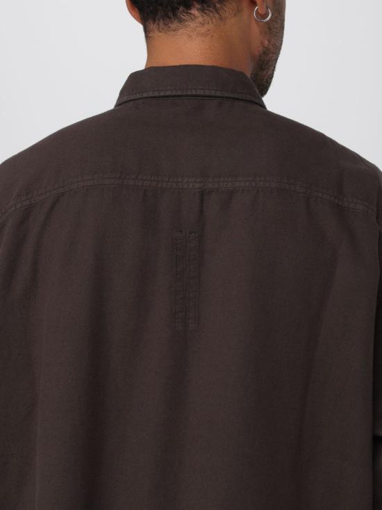 25FW 다크쉐도우 긴팔 셔츠 DU02E7299CFL 78 Brown - DRKSHDW