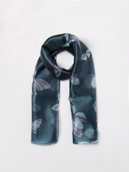 25FW 엠포리오 아르마니 머플러/스카프 EW002074AF16534 FB021 Green - EMPORIO ARMANI