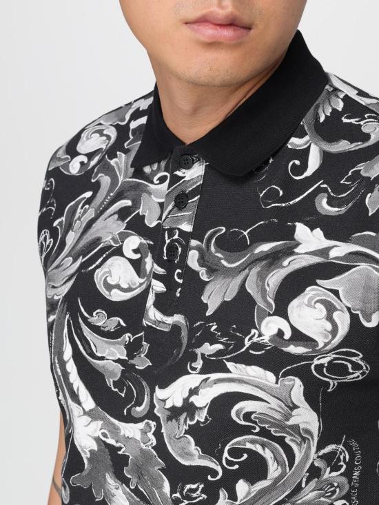 25FW 베르사체 반팔 티셔츠 79GAG6S0JS514 899 Black 1 - VERSACE