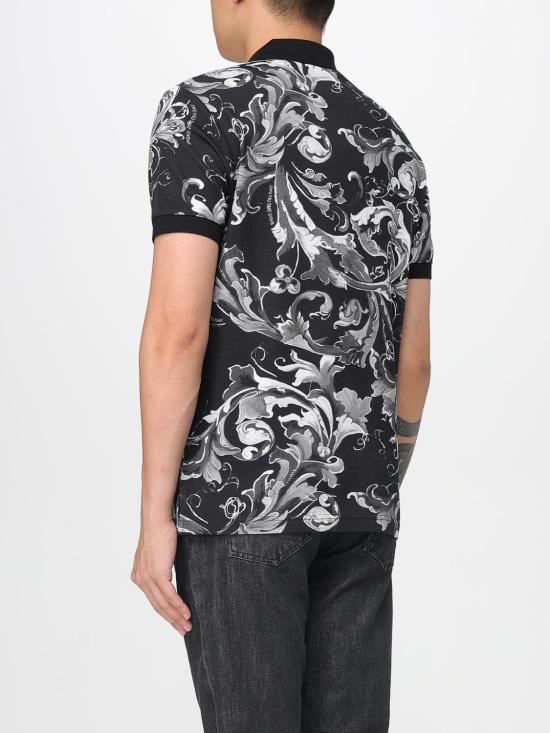 25FW 베르사체 반팔 티셔츠 79GAG6S0JS514 899 Black 1 - VERSACE