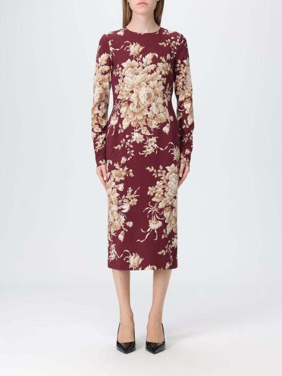 25FW 돌체앤가바나 롱 원피스 F6GAVTFSA7Y HR4OX Red