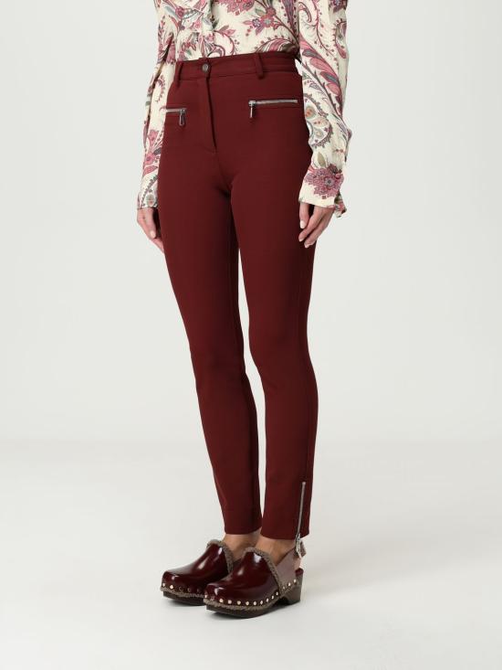 25FW 에트로 스트레이트 팬츠 WREA006099TUSN1 F0130 Red - ETRO