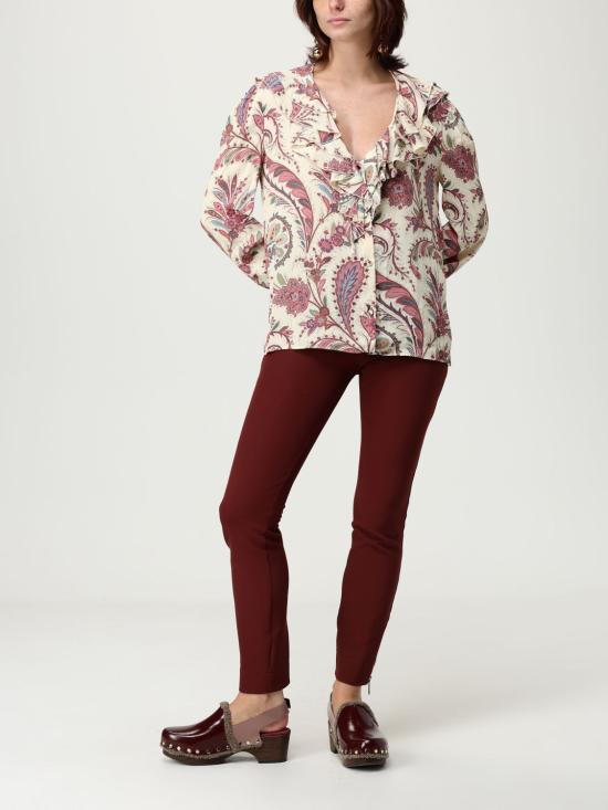 25FW 에트로 스트레이트 팬츠 WREA006099TUSN1 F0130 Red - ETRO