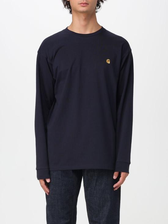 25FW 칼하트 WIP 긴팔 티셔츠 I026392 00HXX Navy