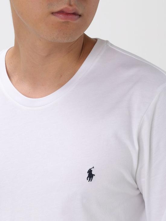 25FW 폴로 랄프로렌 긴팔 티셔츠 714844759 004 White - POLO RALPH LAUREN