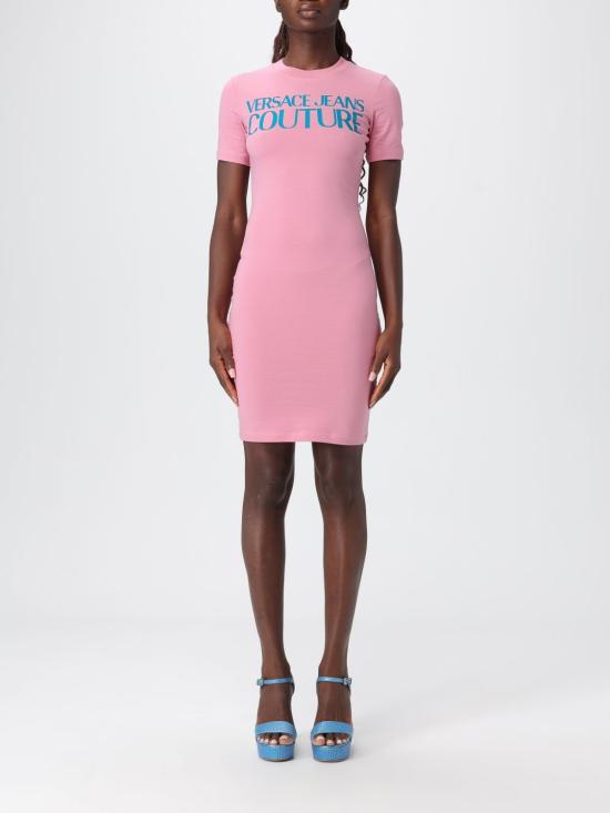25FW 베르사체 숏 원피스 79HAOE05CJ02E 459 Pink