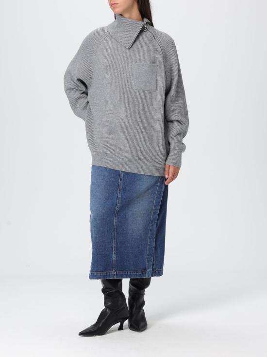 25FW 스포트막스 터틀넥 2522366032600 004 Grey - SPORTMAX