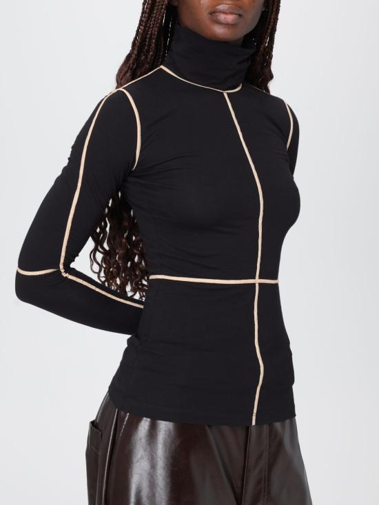 25FW MM6 메종마르지엘라 긴팔 티셔츠 S52NH0038M20125 900 Black - MM6 MAISON MARGIELA