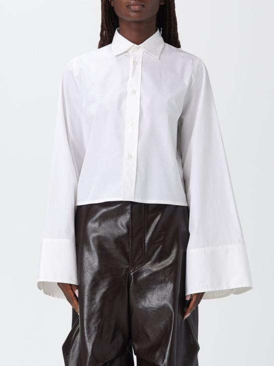 25FW MM6 메종마르지엘라 셔츠 S52DT0044M35480 100 White