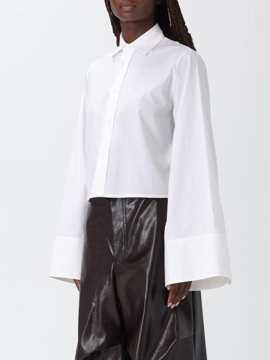 25FW MM6 메종마르지엘라 셔츠 S52DT0044M35480 100 White - MM6 MAISON MARGIELA