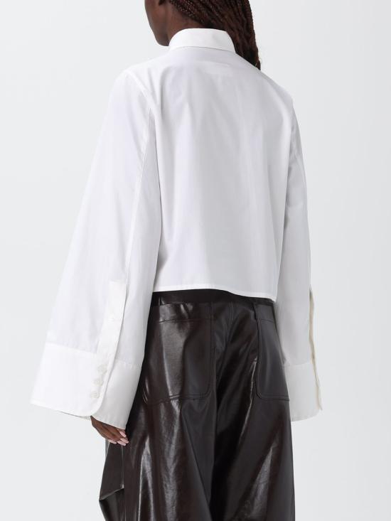 25FW MM6 메종마르지엘라 셔츠 S52DT0044M35480 100 White - MM6 MAISON MARGIELA