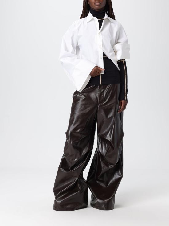 25FW MM6 메종마르지엘라 셔츠 S52DT0044M35480 100 White - MM6 MAISON MARGIELA