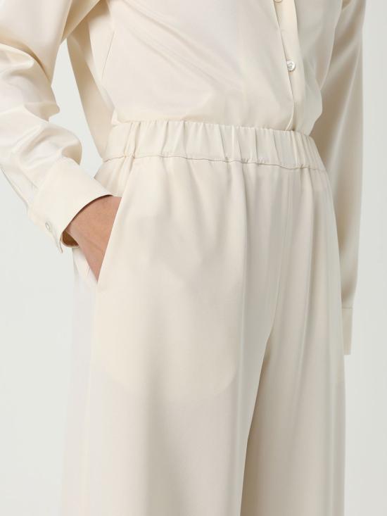 25FW 막스마라 스트레이트 팬츠 2521136018600 036 White - MAX MARA