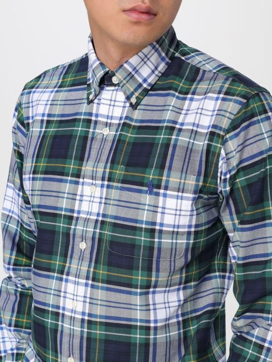 25FW 폴로 랄프로렌 긴팔 셔츠 710P00629 003 Green - POLO RALPH LAUREN