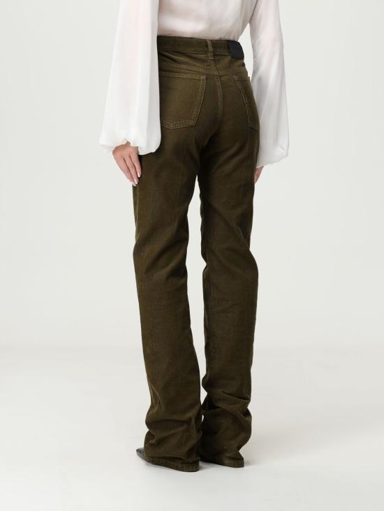 25FW 생로랑 스트레이트 팬츠 705103Y29IA 3564 Kaki - SAINT LAURENT