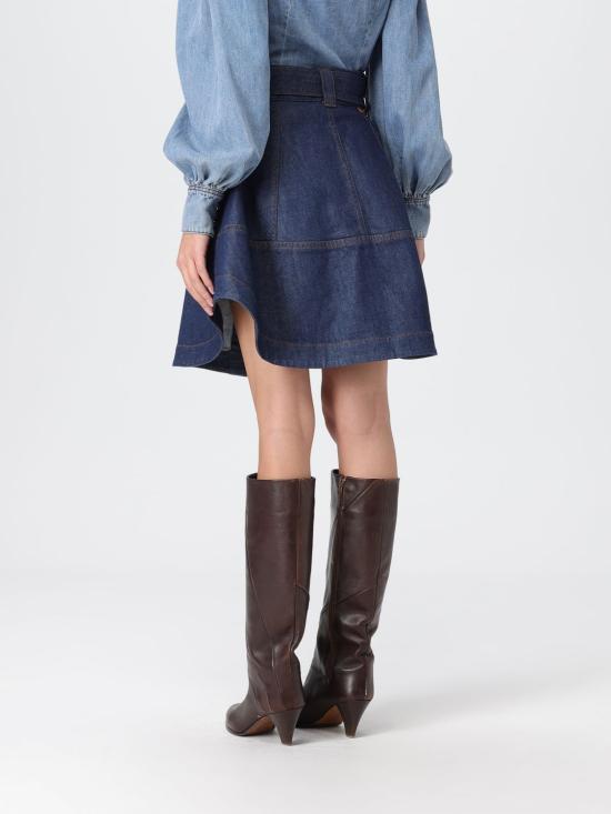 25FW 짐머만 데님 스커트 5289SF25R Ink - ZIMMERMANN