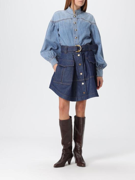 25FW 짐머만 데님 스커트 5289SF25R Ink - ZIMMERMANN