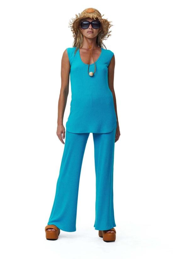  사이먼밀러 블라우스 사이먼 밀러 파인 리브 피아우  오션 - SIMONMILLER