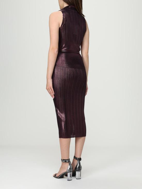 25FW 엘리자베타프랜치 롱 원피스 AM21Q EA4 Burgundy - ELISABETTA FRANCHI