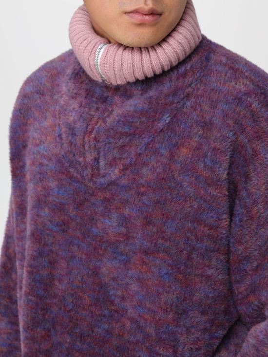 25FW 본사이 폴로 티셔츠 AW25KN017 RED Wine - BONSAI