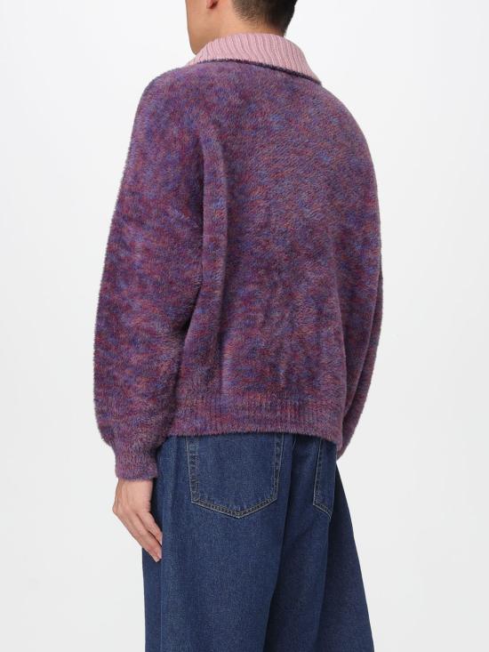 25FW 본사이 폴로 티셔츠 AW25KN017 RED Wine - BONSAI