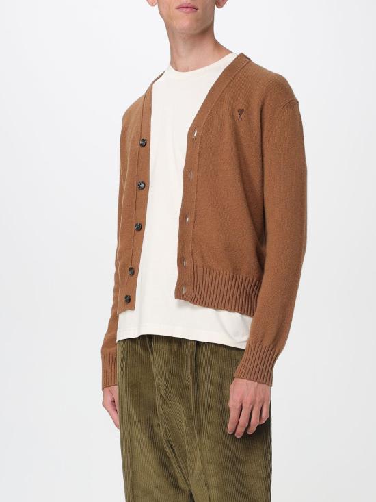 25FW 아미 스웨터 HKC363005 216 Brown - AMI