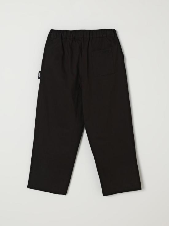 25FW [키즈] 엠에스지엠 스트레이트 팬츠 F5MSJBPA231 110 Black - MSGM