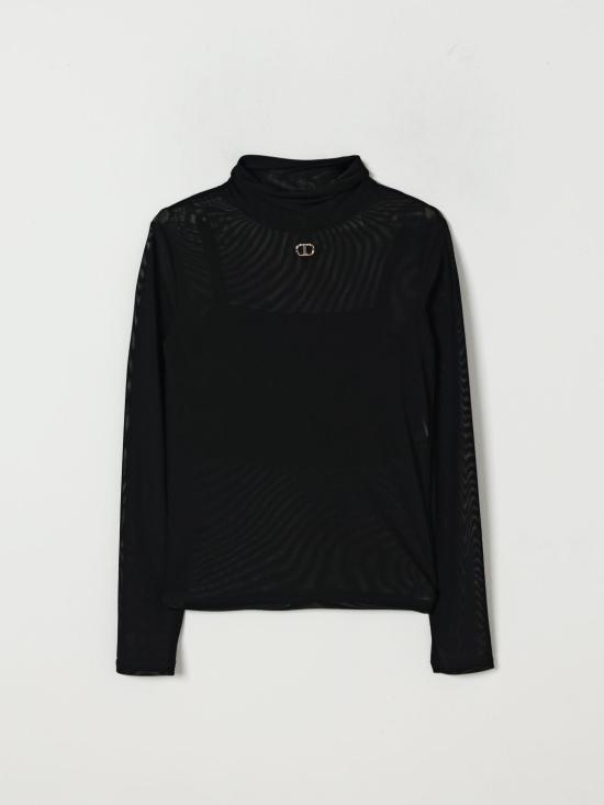 25FW [키즈] 트윈셋 티셔츠 252GJ2310 00006 Black