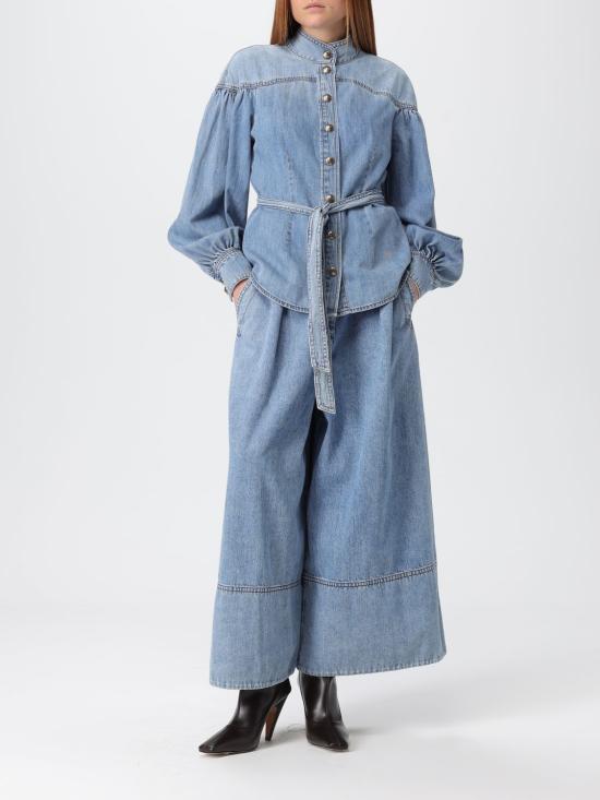 25FW 짐머만 데님 팬츠 4731PF25R DWBL Denim - ZIMMERMANN