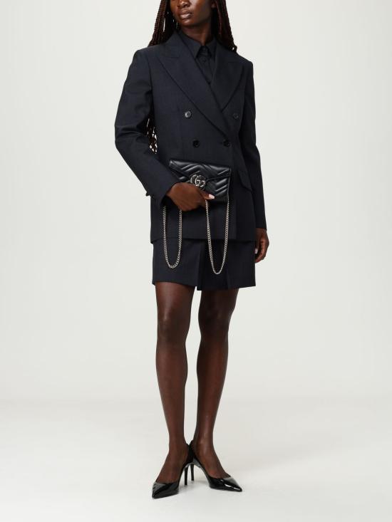 25FW 구찌 더블 브레스티드 울 자켓 840785Z7ASP 1054 Grey - GUCCI