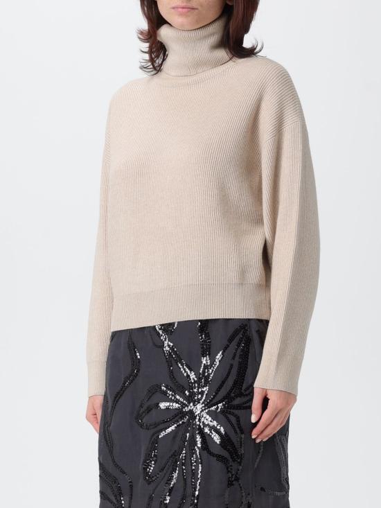 25FW 브루넬로 쿠치넬리 터틀넥 M16129313 C9504 Sand - BRUNELLO CUCINELLI