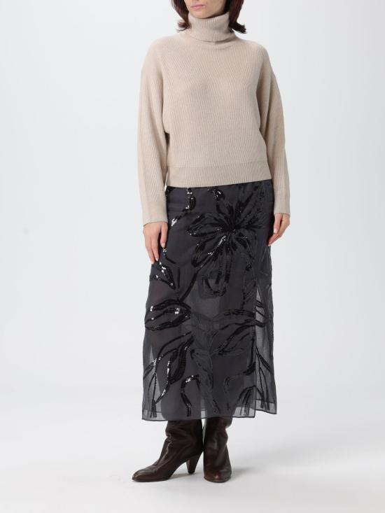 25FW 브루넬로 쿠치넬리 터틀넥 M16129313 C9504 Sand - BRUNELLO CUCINELLI