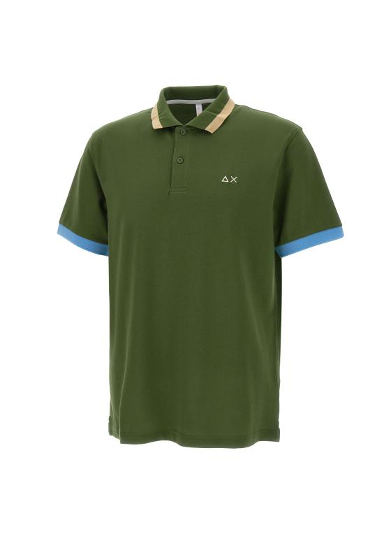 26SS 썬 68 폴로 티셔츠 A35112 37 GREEN