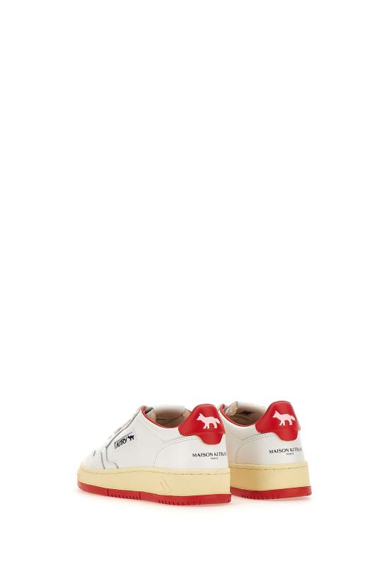 25FW 오트리 메달리스트 로우 스니커즈 AULWMK 02 Orange - AUTRY