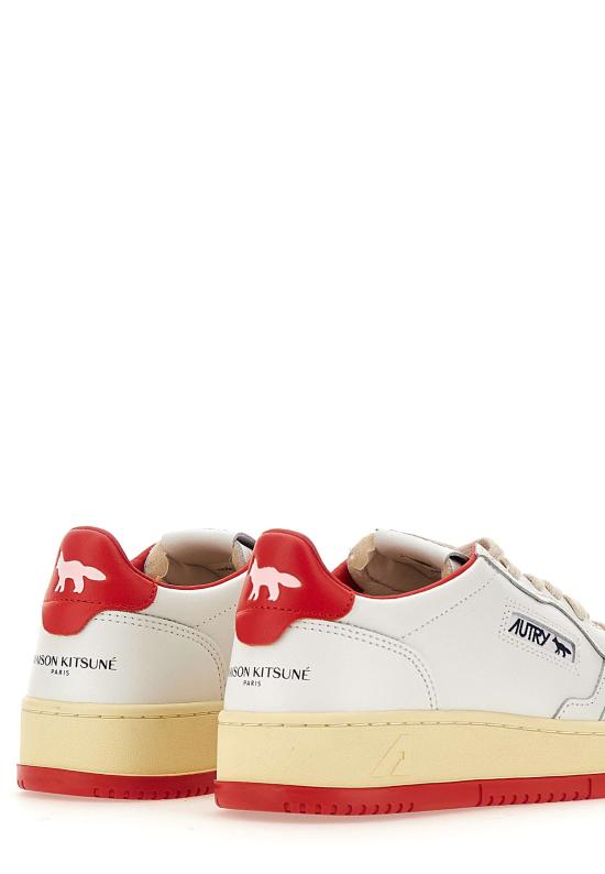 25FW 오트리 메달리스트 로우 스니커즈 AULWMK 02 Orange - AUTRY