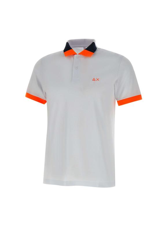 26SS 썬 68 폴로 티셔츠 A35123 01 WHITE