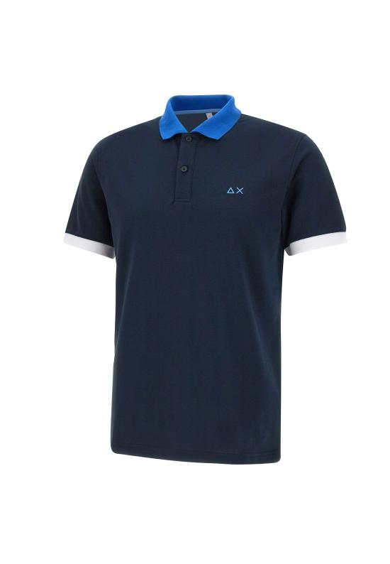 26SS 썬 68 폴로 티셔츠 A35116 07 BLUE