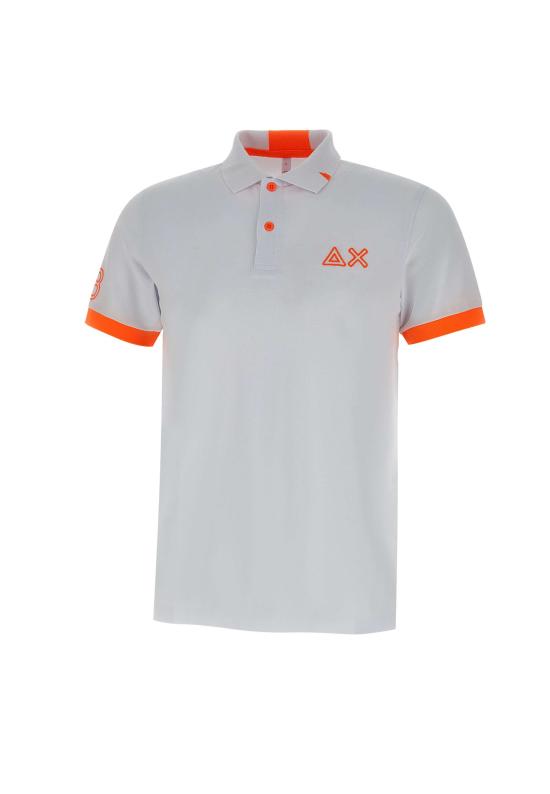 26SS 썬 68 폴로 티셔츠 A35122 01 WHITE