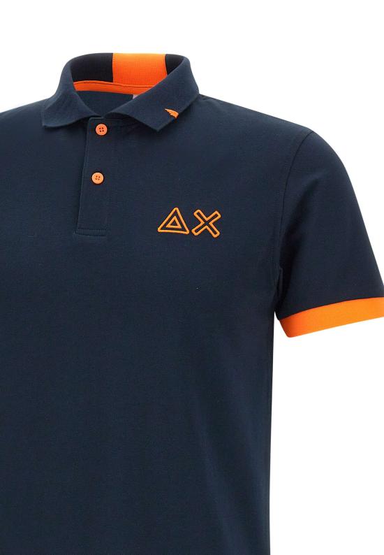 26SS 썬 68 폴로 티셔츠 A35122 07 Blue - SUN 68