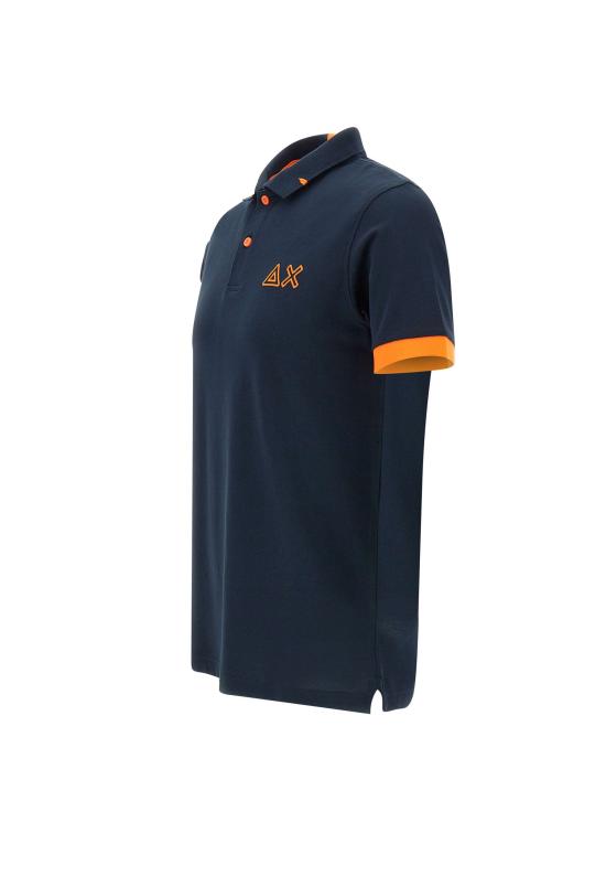 26SS 썬 68 폴로 티셔츠 A35122 07 Blue - SUN 68