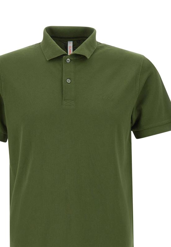 26SS 썬 68 폴로 티셔츠 A35104 37 Green - SUN 68