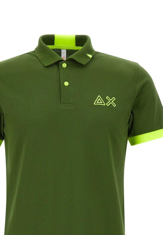 26SS 썬 68 폴로 티셔츠 A35122 37 GREEN - SUN 68