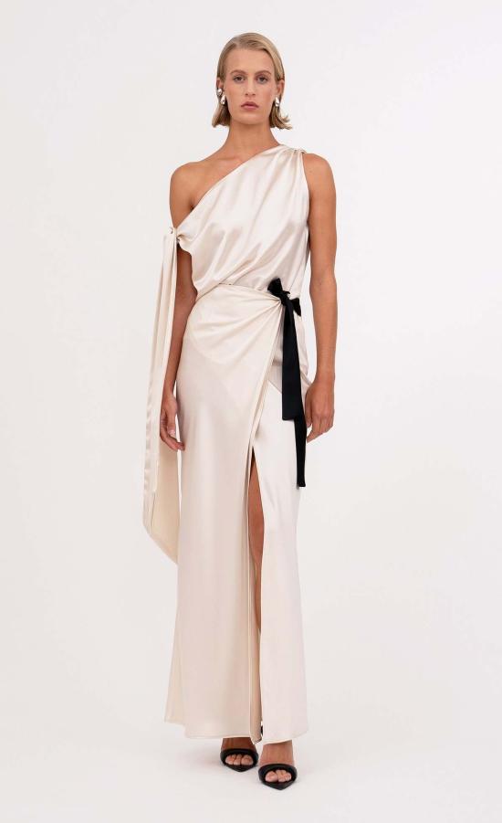  논살란트 레이블 롱 스커트 논샬런트 라벨 파라  샴페인 - NONCHALANT LABEL