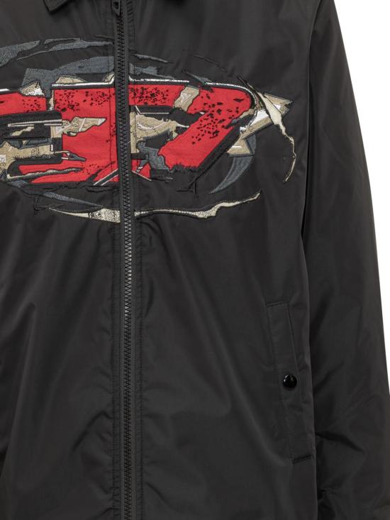 25FW 디젤 자켓 A195190AJFS 9XX Black - DIESEL